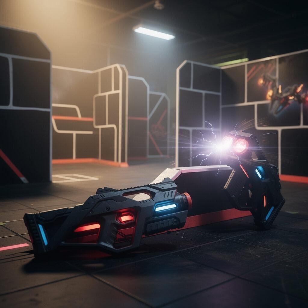 OUTGUN Lasertag Lasertag System – Technik mit T-Shock-Trefferfeedback und 1000 Meter Reichweite – OUTGUN Lasertag Lasertag Göppingen